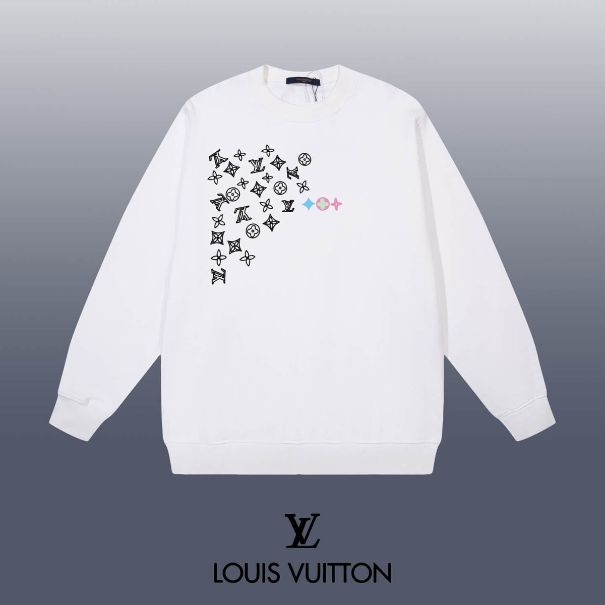 Classic Jacquard Print Sweatshirt