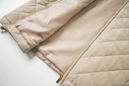Diamond Quilted Padded Jacket