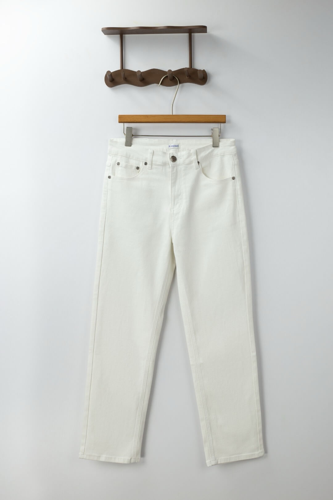 White Equestrian Knight Jeans