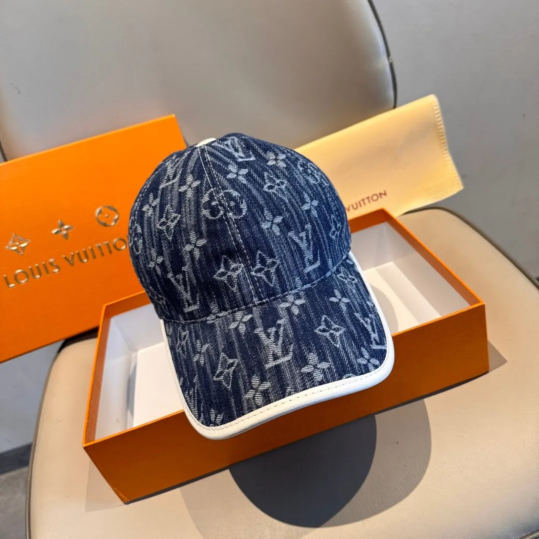 Denim Jacquard Hat