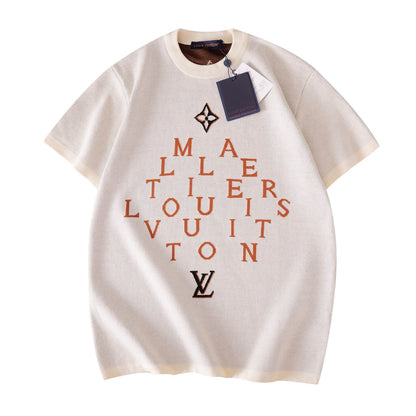 Jacquard Knit T-Shirt