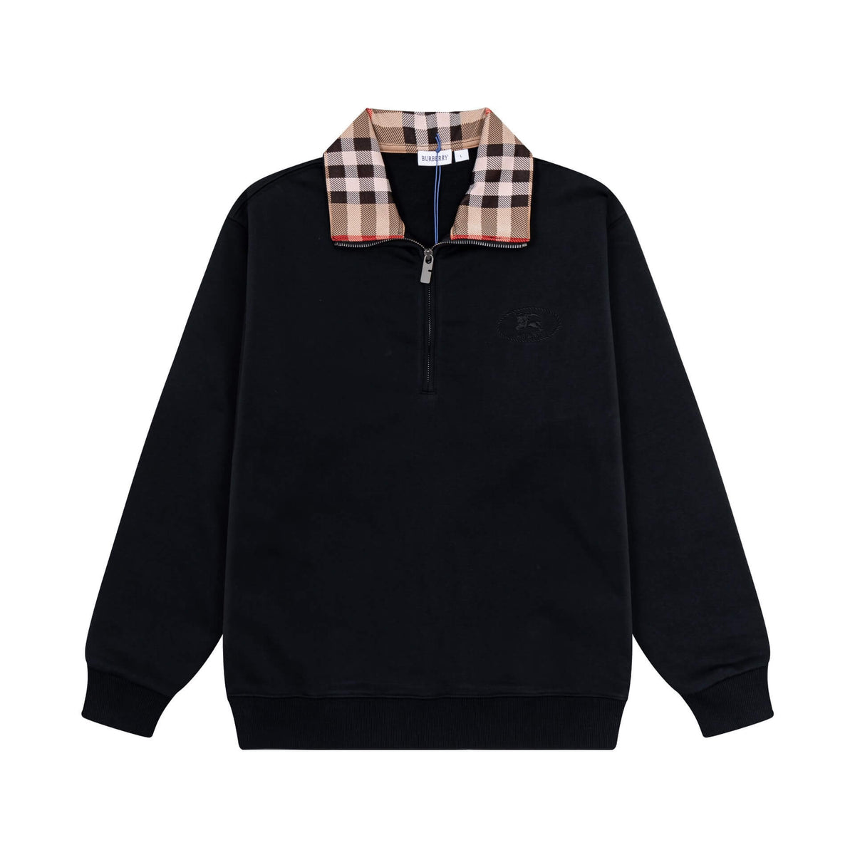 Classic Striped Collar Sweatshirt