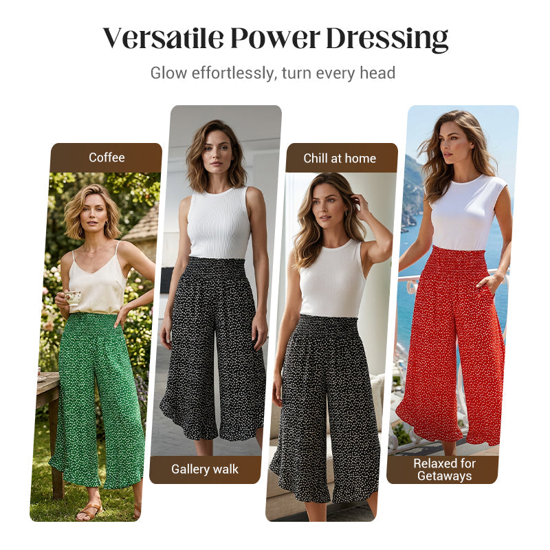 ⏳Time-Limited Special⏰Women’s Flowy High Waist Wide-Leg Pants – Slimming