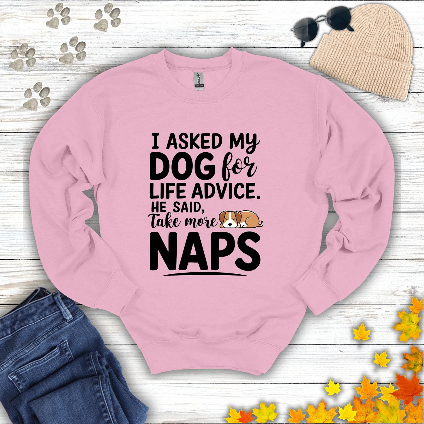 Dog Life Advice Sweatshirt