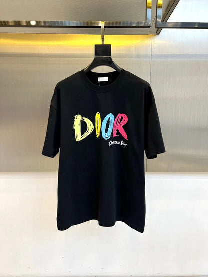 Colorful Graffiti Printed T-shirt