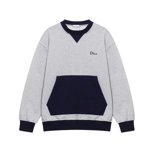 V-Neck Design Sweatshirt