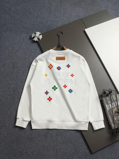 Puff Embroidery Sweatshirt