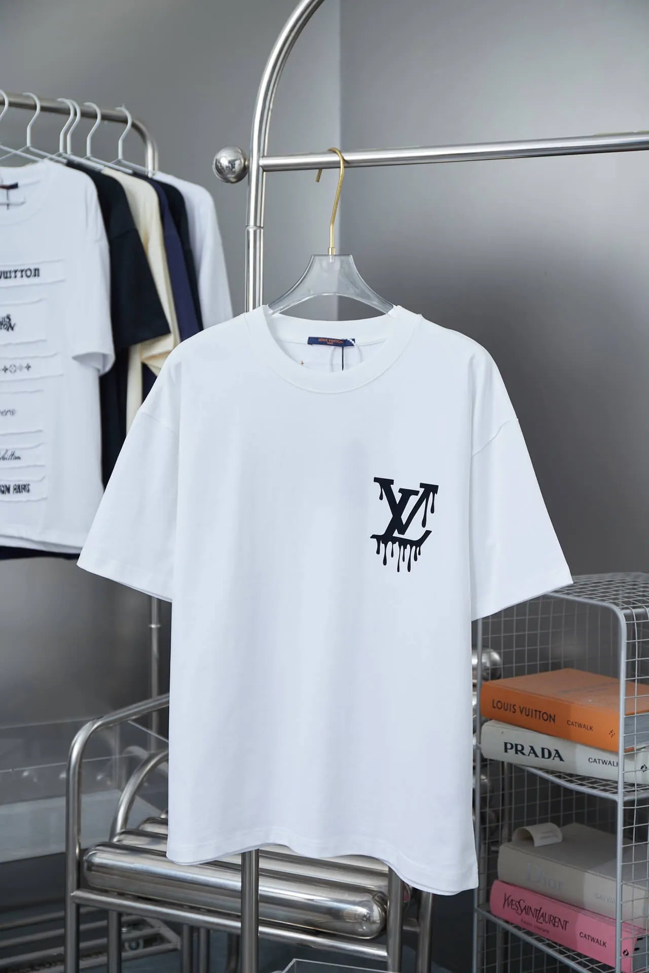 Back Melt Logo Print Short Sleeve T‑Shirt