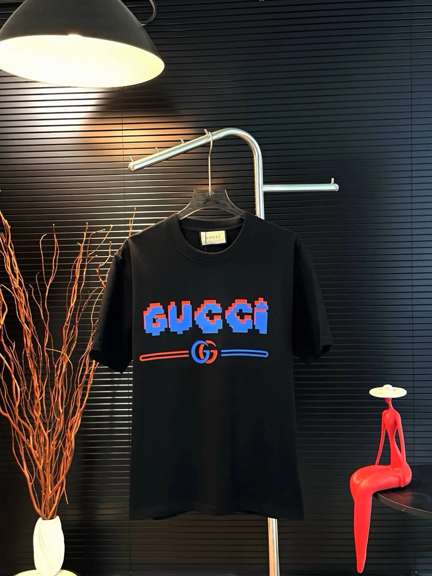Pixel Style Print T-shirt