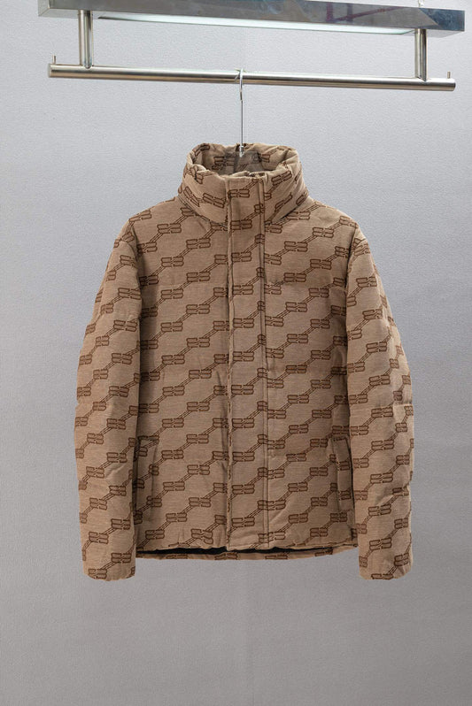 Double B All-Over Print Down Jacket