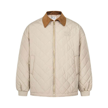 Diamond Quilted Padded Jacket