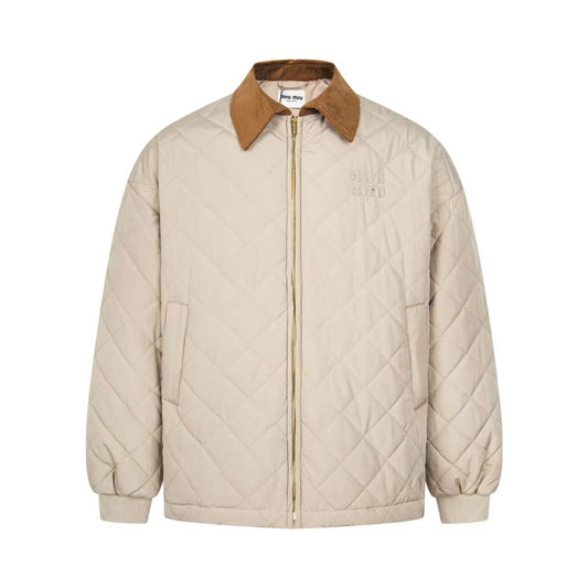Diamond Quilted Padded Jacket
