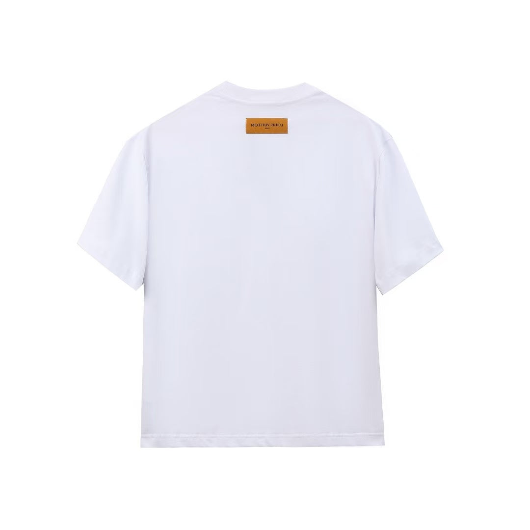 Yellow Letter Print T-Shirt