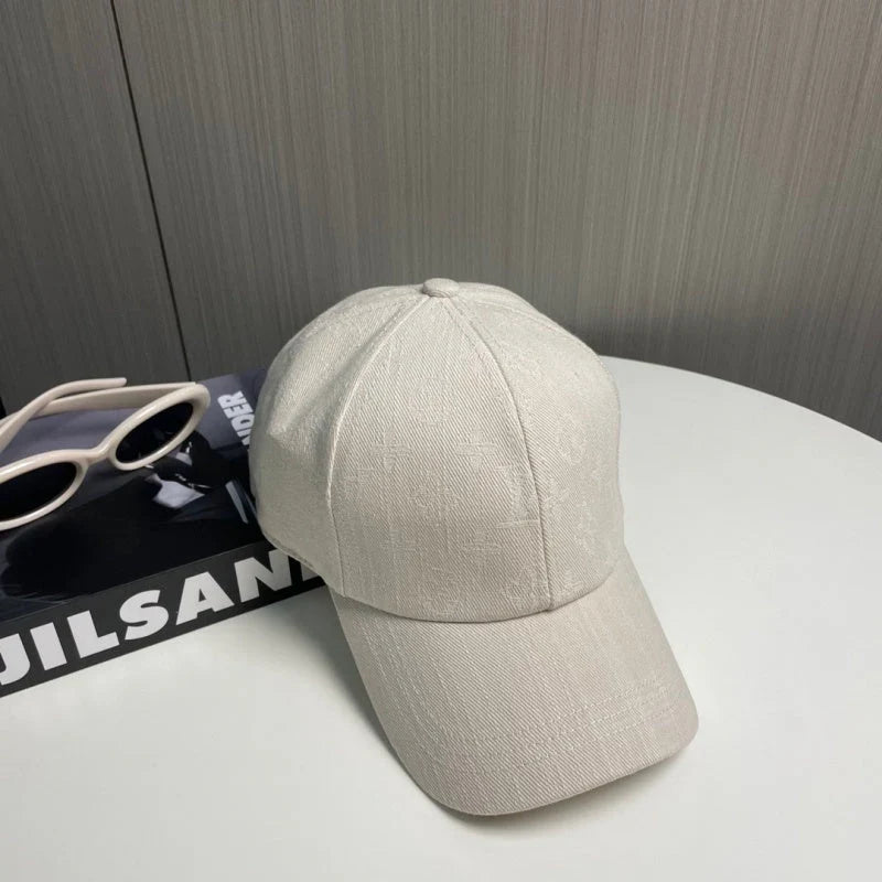 Classic All-Over Print Denim Baseball Cap