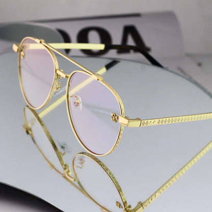 Vintage Slim Aviator Sunglasses