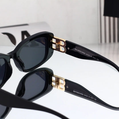 Double B Temple Patchwork Sunglasses