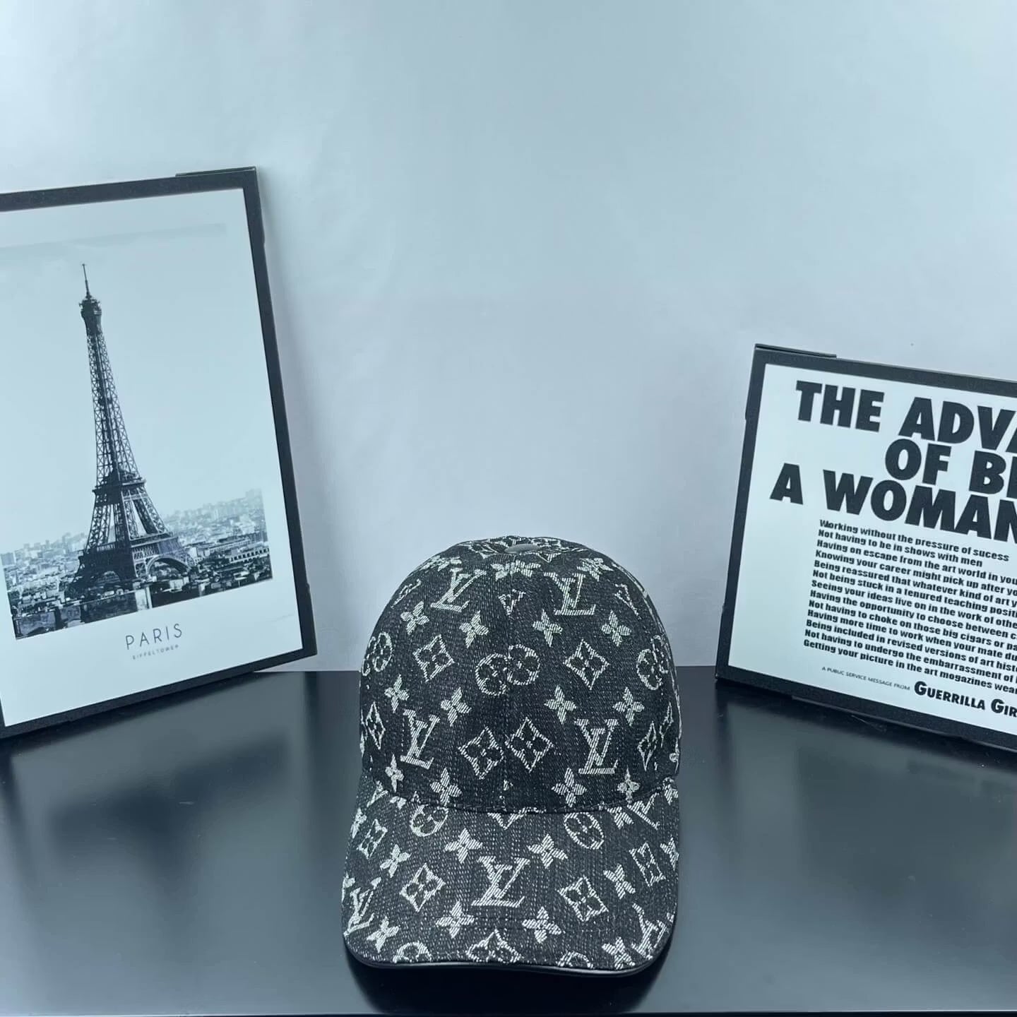 Denim Jacquard Webbing Baseball Cap