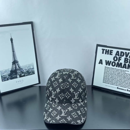 Denim Jacquard Webbing Baseball Cap