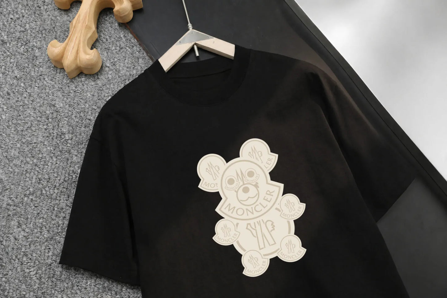 Cartoon Bear Graphic Crew Neck T-Shirt
