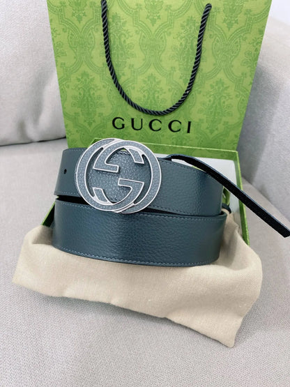 Fashionable Reversible Metal Buckle Belt
