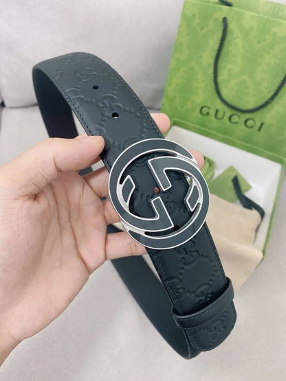 Classic Double G Embossed Belt