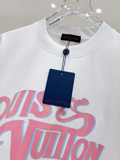 3D Shadow Graffiti Letter Print T-Shirt