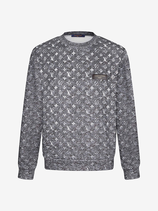 Grey All-Over Print Sweatshirt