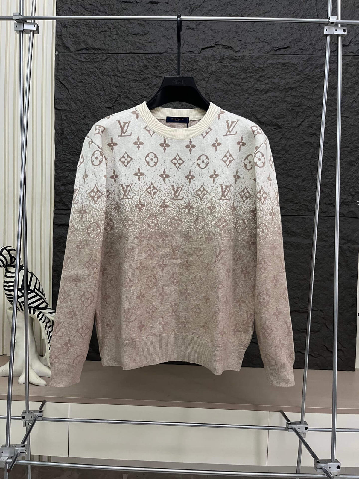 Gradient All-Over Print Sweatshirt