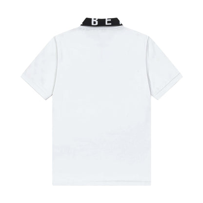 Neckline Letters Polo Shirt