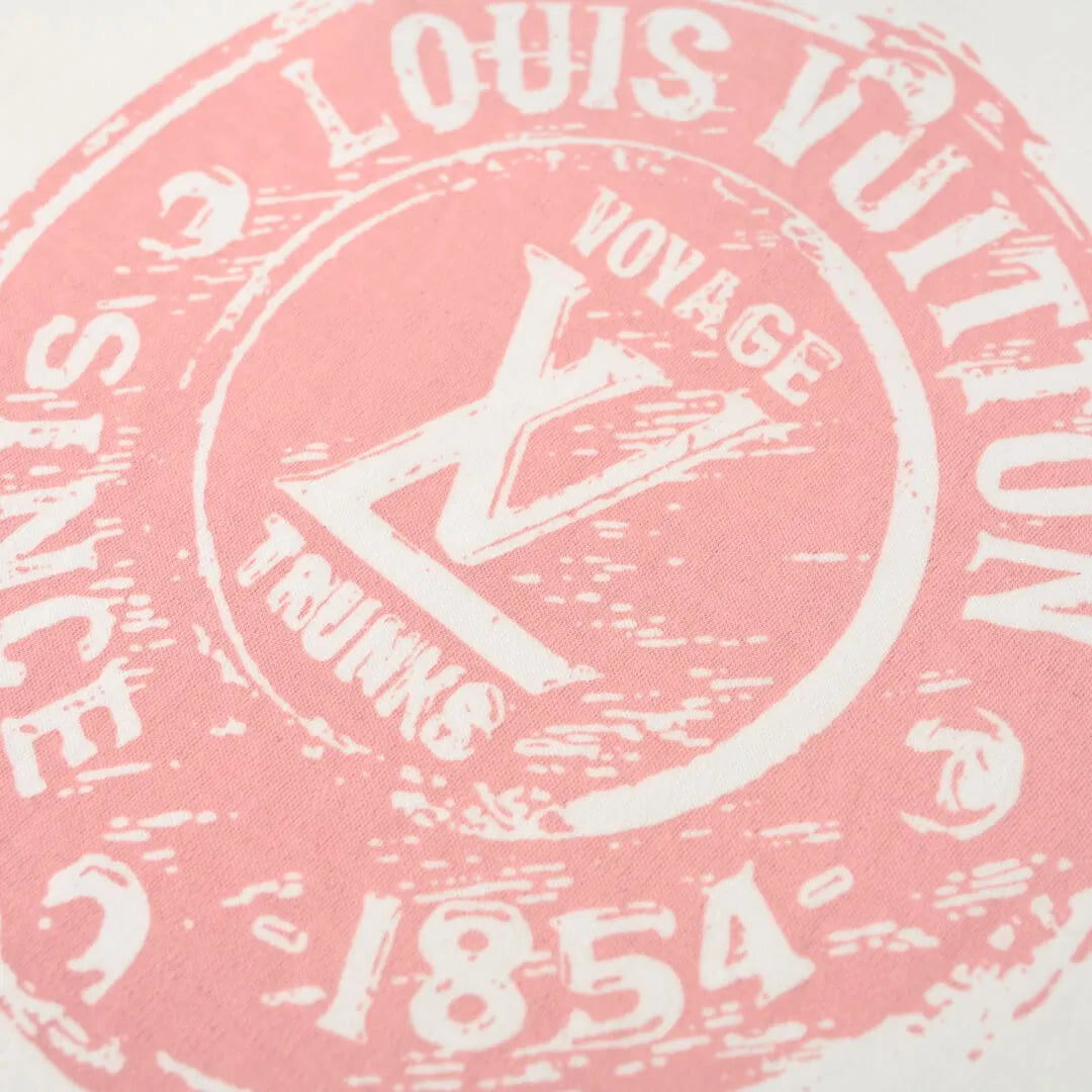 Vintage Circular Stamp Print T-Shirt