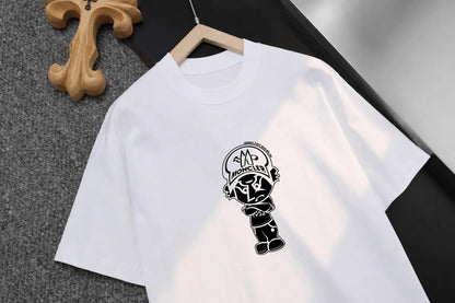 Street Cartoon Character Print T‑Shirt