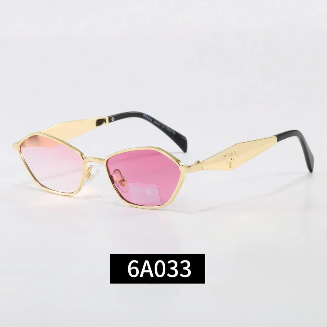 Hexagonal Metal Sunglasses