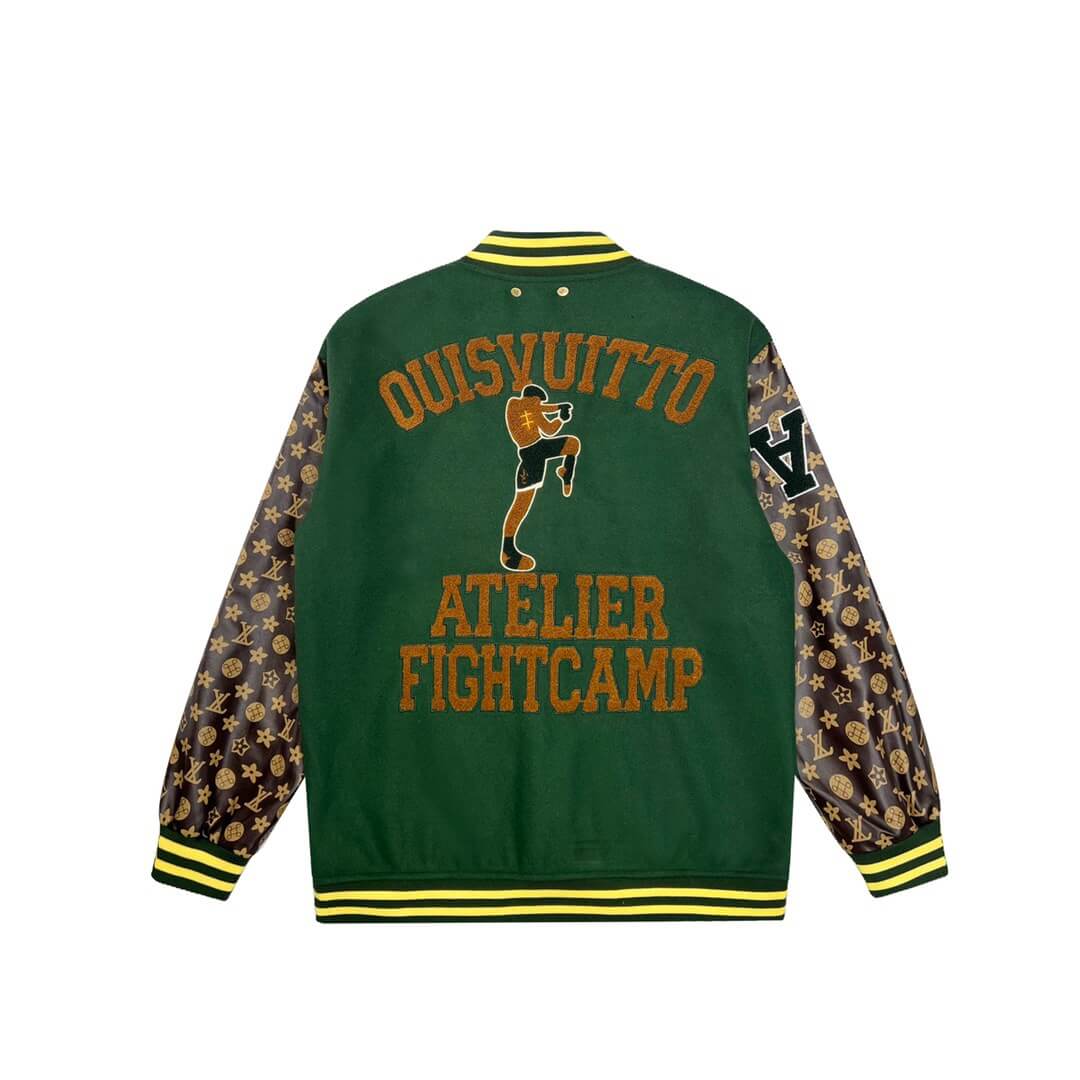 Fighter Muay Thai Patchwork Varsity Jacket