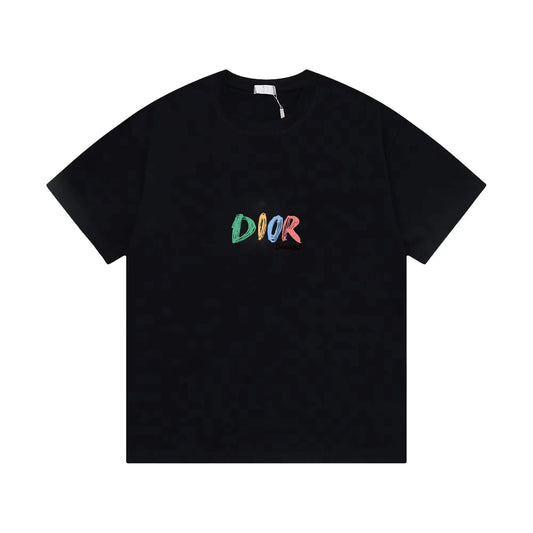 Colorful Graffiti Letter Print T-Shirt