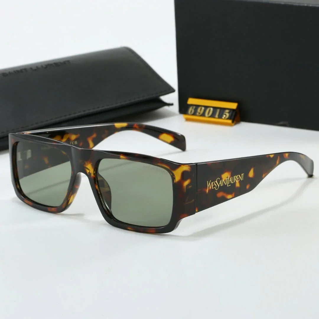 Gold Side Letter Sunglasses