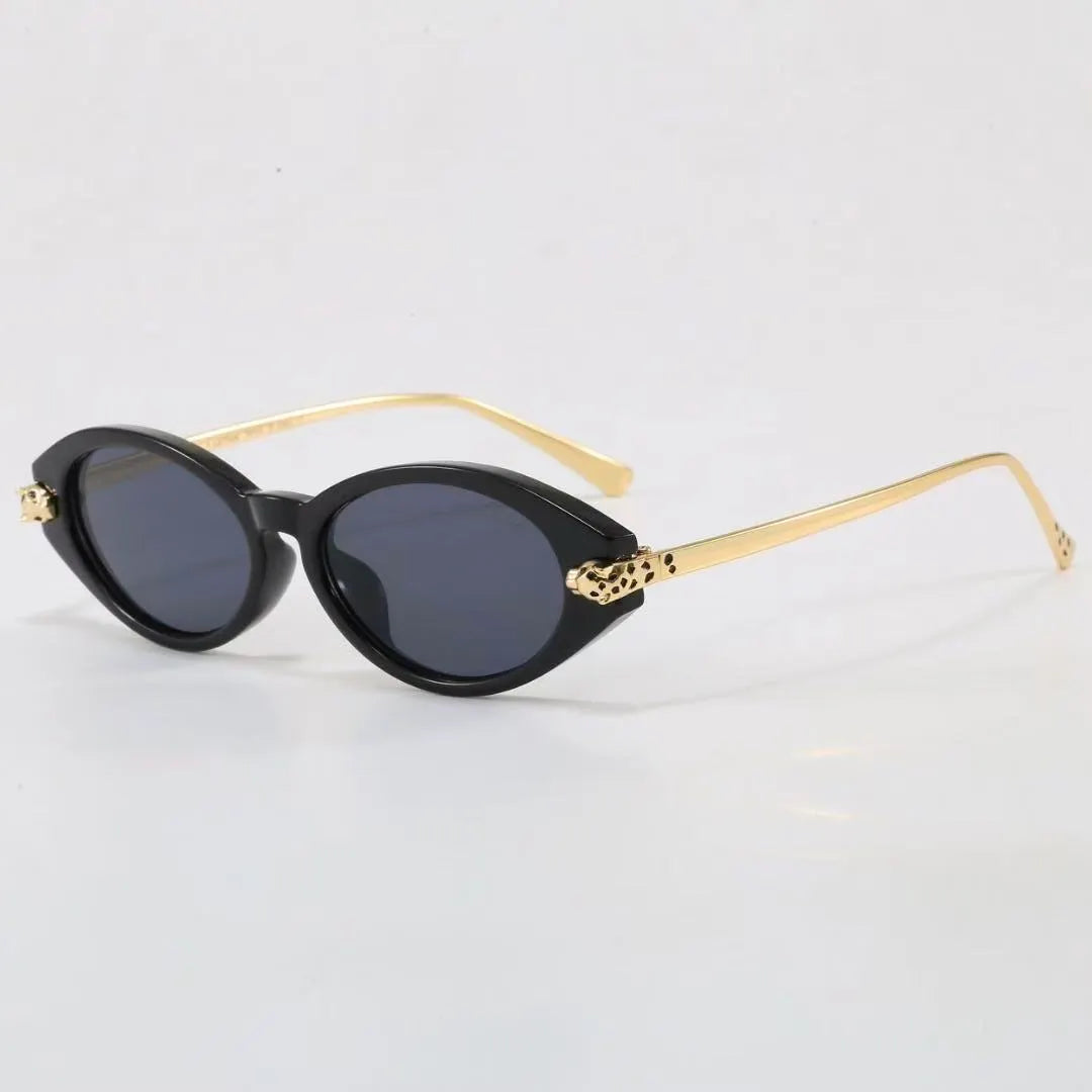 Vintage Panther Cat-Eye Sunglasses