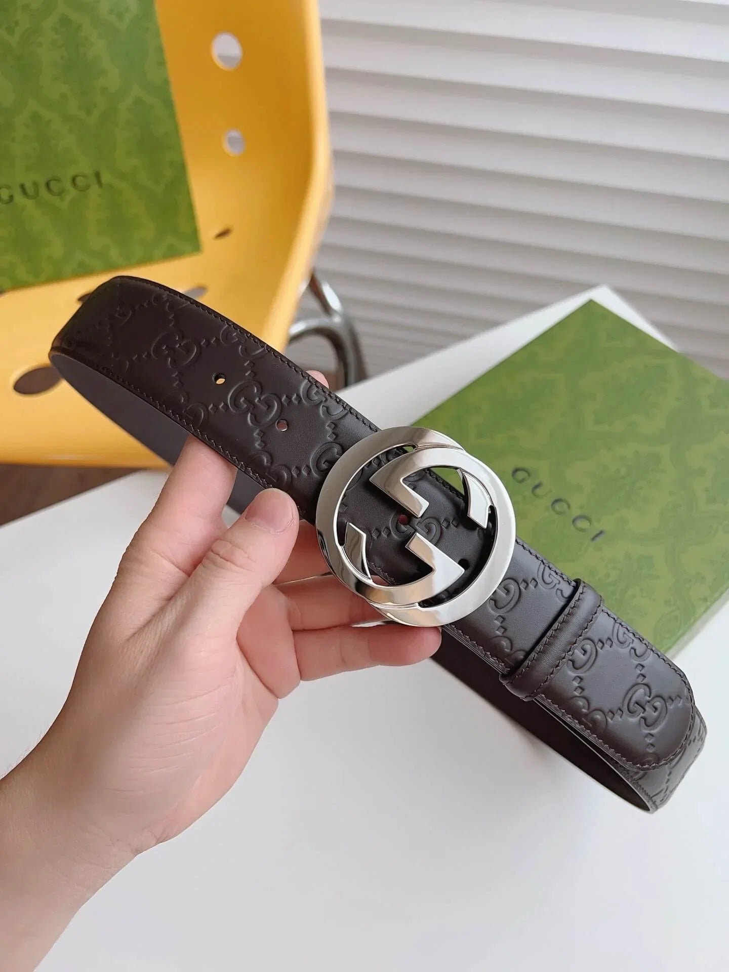 Classic Double G Jacquard Belt