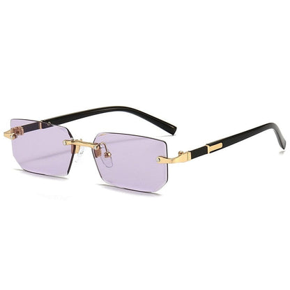 Women Men Shades Small Rectangle Sun Glasses
