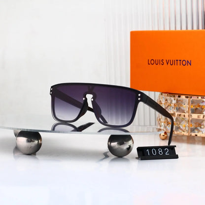 All-Over Print Square Shield Sunglasses