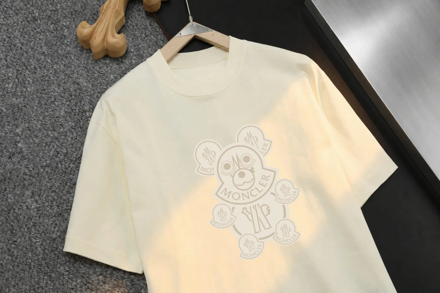 Cartoon Bear Graphic Crew Neck T-Shirt