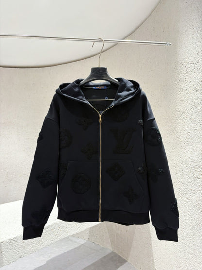 Heavy-Duty All-Over 3D Embroidered Jacket