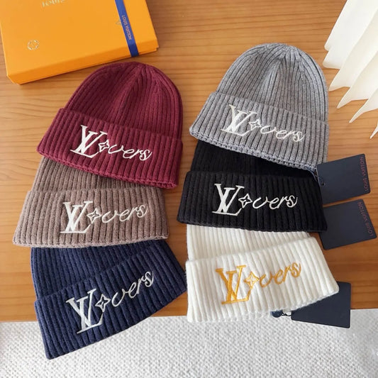 Multicolor Retro Knitted Beanie