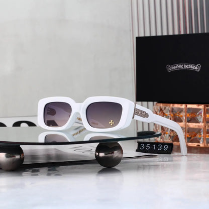 Retro Slim Rectangle Sunglasses