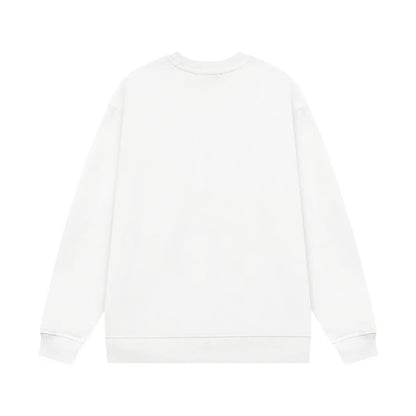 Letter & Teddy Bear Print Sweatshirt