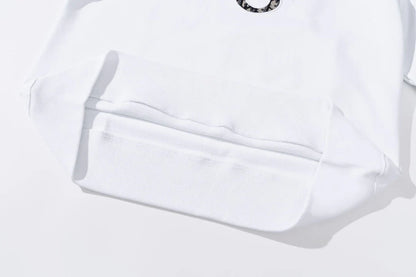 Classic Overlap Print Sweatshirt