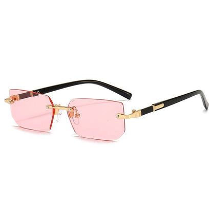 Women Men Shades Small Rectangle Sun Glasses