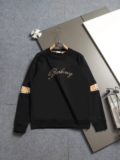 Plaid Applique Sweatshirt