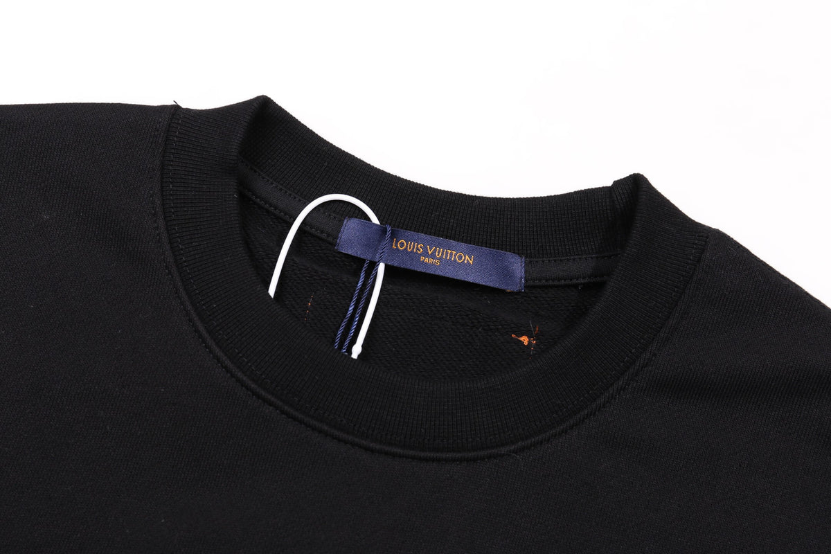 Star Jacquard Printed Sweatshirt