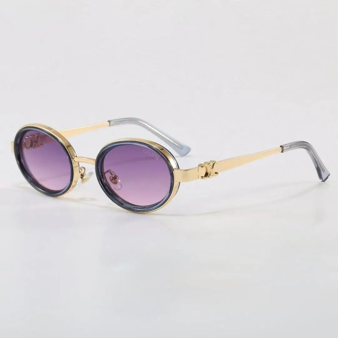 Metal Vintage Small Round Sunglasses