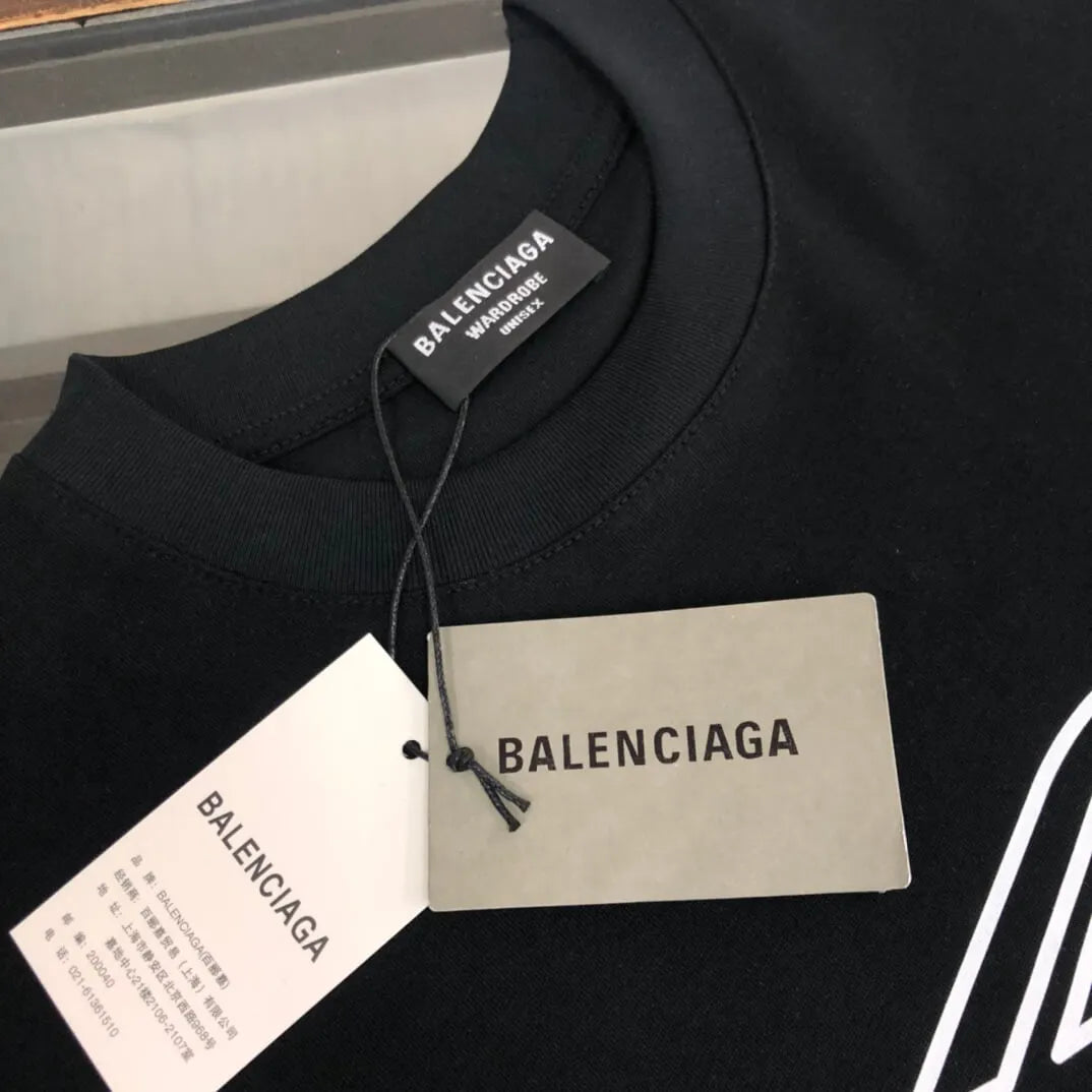 Stripe Letter T‑Shirt